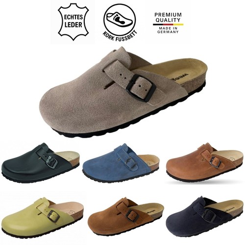 Leder clogs hausschuhe damen - leder,
