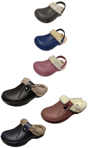 Gefütterte damen gartenclogs - gefütterte,
