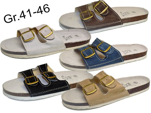 Pantoletten leder 46 - pantoletten,