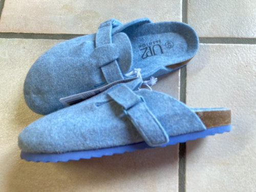 Neu damen filz clogs - neu, gr.40